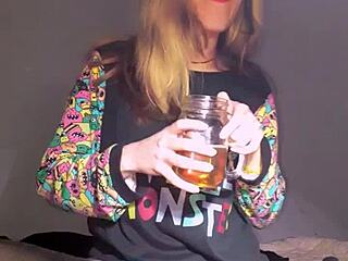 bonneyuwu cute latina teen masturbates with dildo in pijama