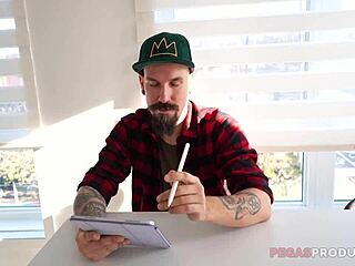 Lili Cocksinhell Gags on Monster Cock Deepthroat Before Rough Pussy Pounding on Kitchen Desk