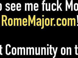 Rome Major's Big Black Cock Plows Ebony Gemini Lovell's Tight Pussy Hard
