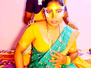 aunty, your daughter-in-law's natural tits make our saree lesbian dirty talk explode?