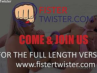 laura and cayla's gaping pussy fisting toy play