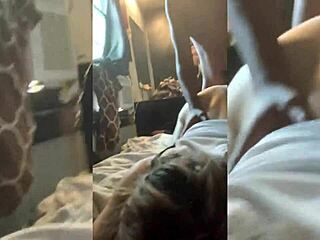 Padrone nero domina troia emo bianca geme Black Lives Matter mentre soffoca sul bbc!!