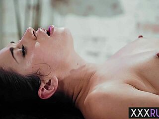 hot housewife sophia west moans from lesbian alex coal's hardcore fingering tit massage