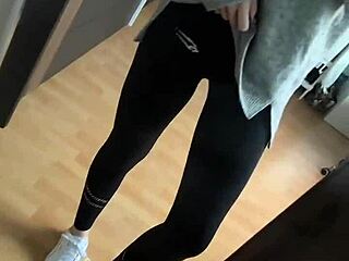 girl wakes up early for her smelly white socks fetish play