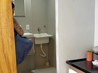 WOW MY FRIEND CAME OVER TO RIM MY TIGHT ASS DEEP