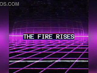 yo blonde tits babe ayden george makes the fire rise hot