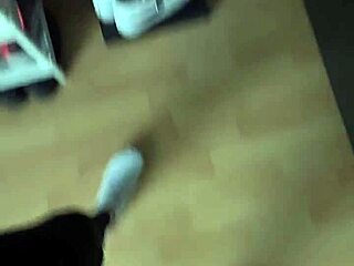 girl wakes up early for her smelly white socks fetish play
