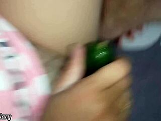 whoops my salad cucumber slipped deep in my juicy asian pussy 😏🥒💦