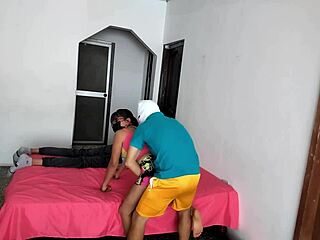 UNFAITHFUL WIFE SUMMONS NEIGHBOR FOR RAW FUCK BESIDE CUCKOLD HUSBAND!