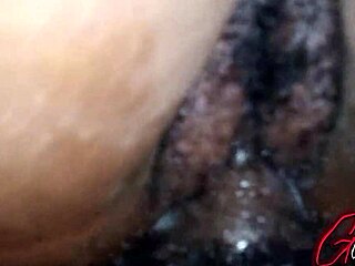 Oh yes, hairy creamy pussy rides hairy bbc close-up