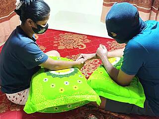 step-sister's tight pussy gets fucked hard by sneaky brother