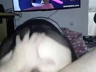 Wife's Tempting Bounce on Thick Brazilian Cock