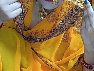 indian wife fresh from wedding teases hubby in bedroom 😘🔥