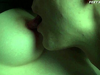 Watch these extremely sensual stepsisters devour each other's puffy nipples in close-up ecstasy
