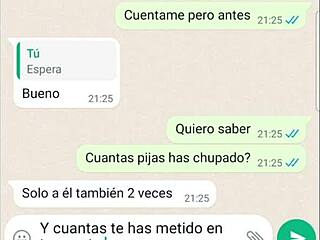 girlfriend confesses wild past fucks on phone