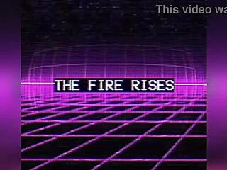 yo blonde tits babe ayden george makes the fire rise hot