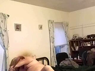 62-Year-Old Shoves Vibrator Deep in Tight Country Ass