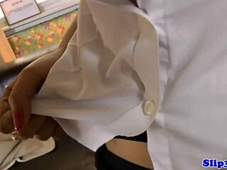 old man, bang this classy babe deep in pov