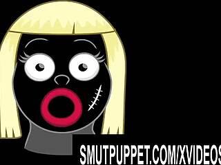 Dark haired fuck dolls impaled on cock in hardcore Smut Puppet compilation