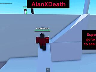 in this roblox fight game, she rides cock outdoors publicly