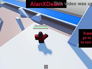 in this roblox fight game, she rides cock outdoors publicly