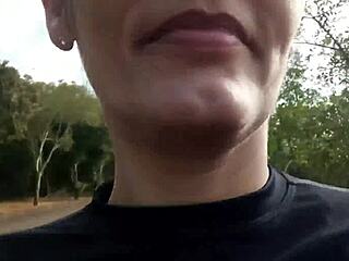 Wife's daytime street blowjob!!