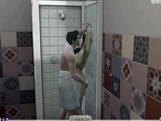ww jv playful bath fun before steamy shower time