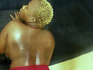 big ass step aunty slurps bbc cock homemade slut domination bedroom