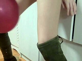 Mistress Elza Kom Dominates In Heels Lingerie Feet Worship Cage Findom!