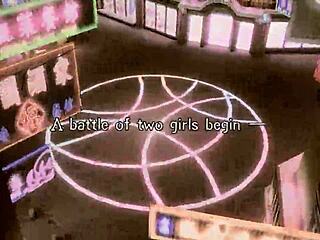 hatsune miku and megurine luka shake big tits in world end dancehall