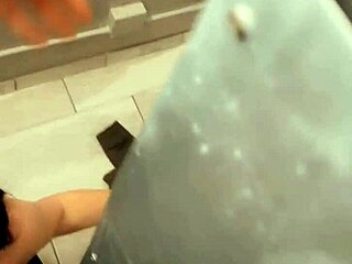 Teen cumslut sucks fucks stranger behind school vending machine
