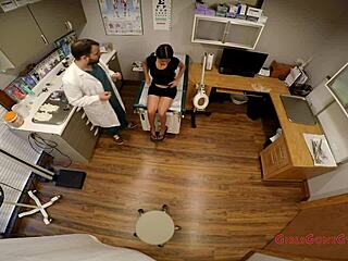 Mandatory Physical Exam for Yesenia Sparkles Small Tits at Tampa University Part 1