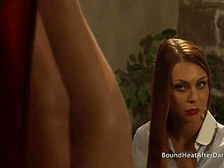What happens when blonde slave meets her dom madame's commands?