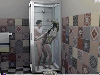 ww jv playful bath fun before steamy shower time