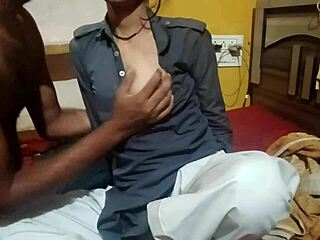 Teacher fucks chained college student girl with huge tits and pierced nipples