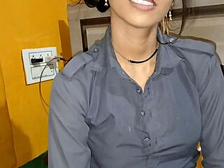 Teacher fucks chained college student girl with huge tits and pierced nipples