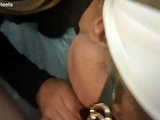 Milf perfect body deepthroats monster cock gags chokes then swallows full load!