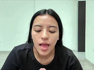 horny colombian realtor grabs my cock for her first pov pounding