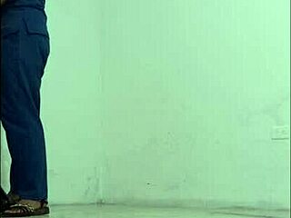 Uh, the janitor... he got seduced by hospital nurse, condom on, fucks her standing like slut...