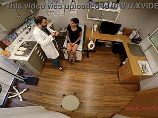 Mandatory Physical Exam for Yesenia Sparkles Small Tits at Tampa University Part 1