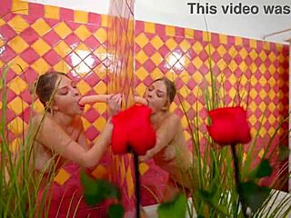 Blonde Babe Stuffs Huge Anal Dildo in Bathroom Solo Orgasm