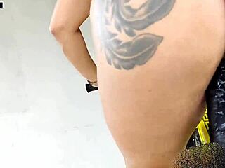 in the garage sexy cyclists bounce their big asses on thick monster cocks while pedaling hard