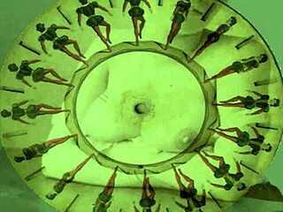 Antique Hairy Erotic Art in Bold Retro Vintage Display