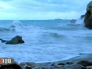 clara and barbara-nux tease terry kemaco in steamy beach threesome