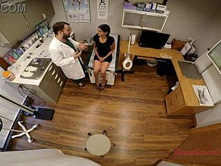 Mandatory Physical Exam for Yesenia Sparkles Small Tits at Tampa University Part 1