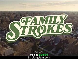 Naughty teen Binky Beaz banged hard by Duncan Saint's big cock