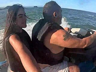 jet ski madness on guarujá sea has me shaking with wild latina teen lust