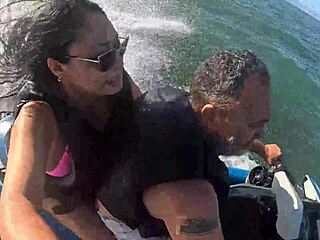 jet ski madness on guarujá sea has me shaking with wild latina teen lust