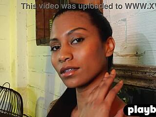 petite small tits milf strips lingerie during workout exposing sexy body posing