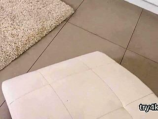 Cuddly nympho deepthroats in POV then takes hardcore pussy pounding